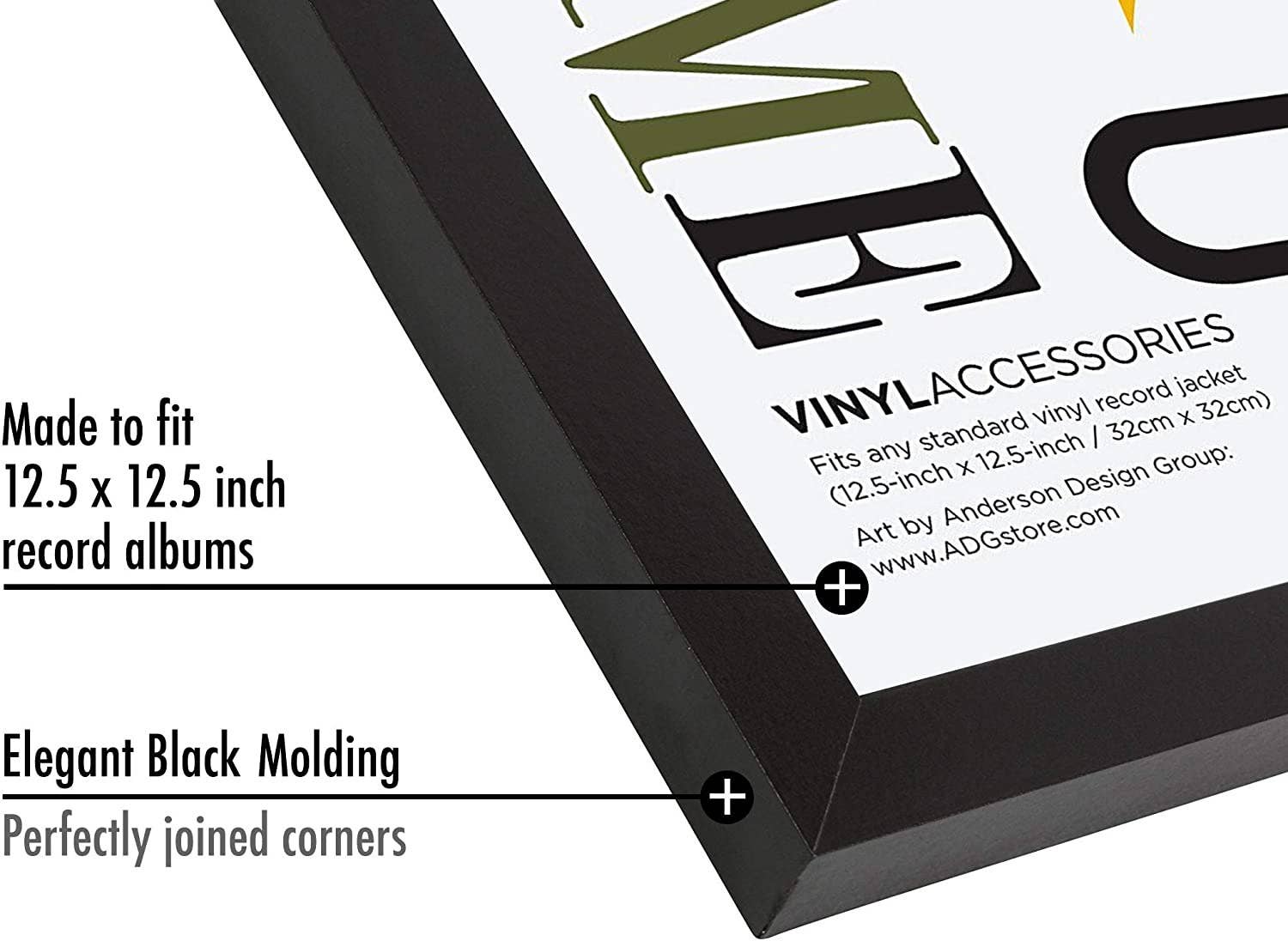 Black Americanflat Aluminum Album Frame for wholesale on Faire14