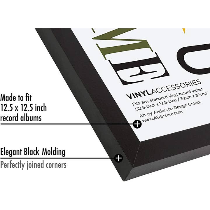 Black Americanflat Aluminum Album Frame for wholesale on Faire14