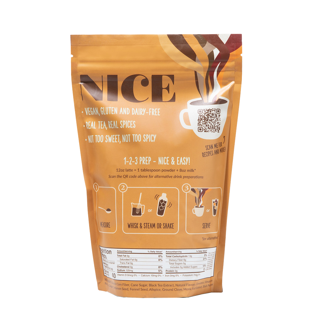 Two Leaves and a Bud - Vente Thés santé/détox - Mélange à latte Nice Chai Tea, 500 g2