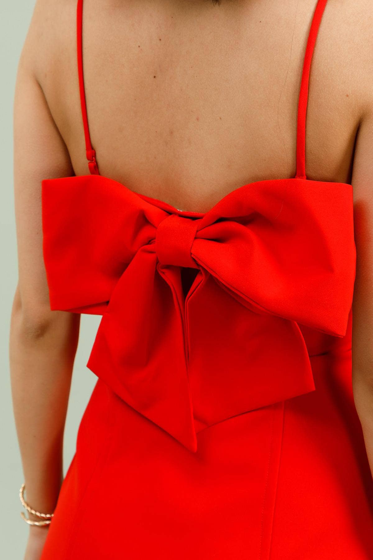 Daphnea – Engroshandel Kjole - Dame – 5832 kjole med stor sløjfe2