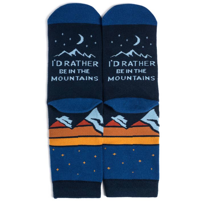 Lavley - Wholesale Socks - Unisex - I'd Rather Be In The Mountains Socks