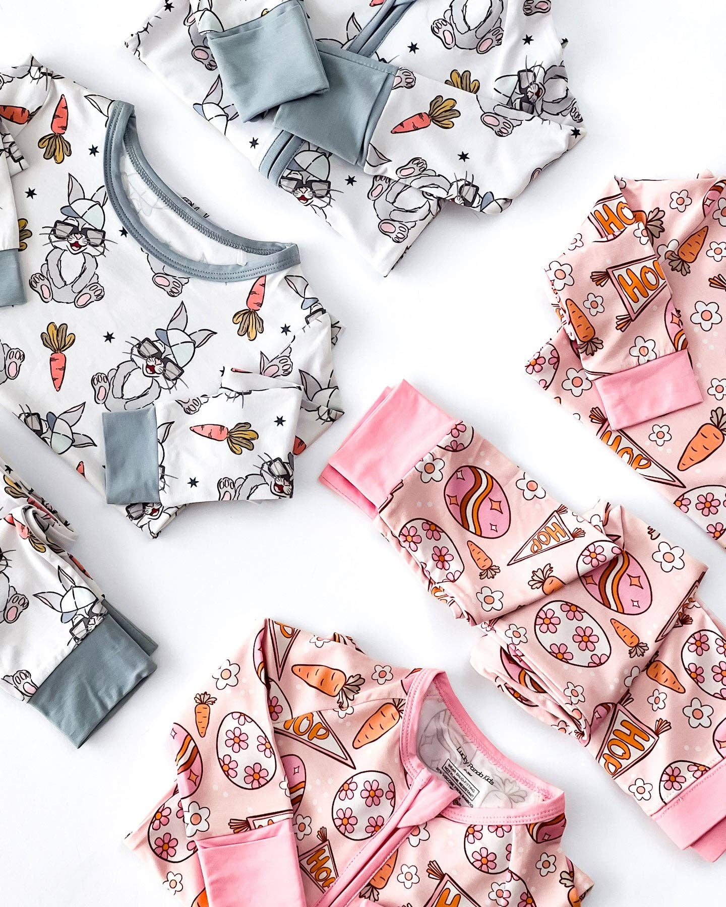 Lucky Panda Kids - Wholesale Top & Pant Set - Kids - Bamboo Easter Boys' Two Piece Set | Rad Bunny16