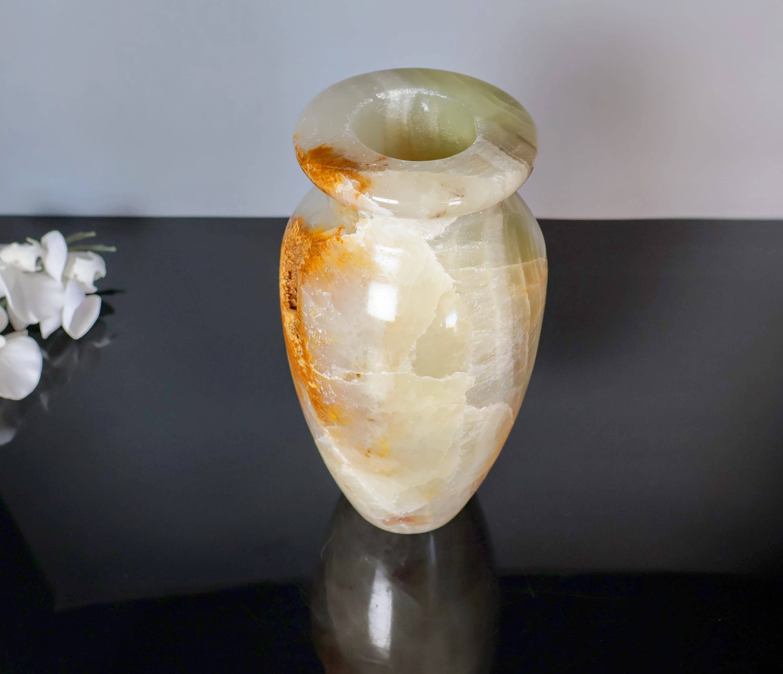 OnyxBowl - Wholesale Vase - Unique Onyx Flower Vase, Luxury Home Decor Stone Art1