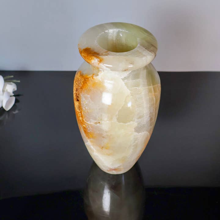 OnyxBowl - Wholesale Vase - Unique Onyx Flower Vase, Luxury Home Decor Stone Art1