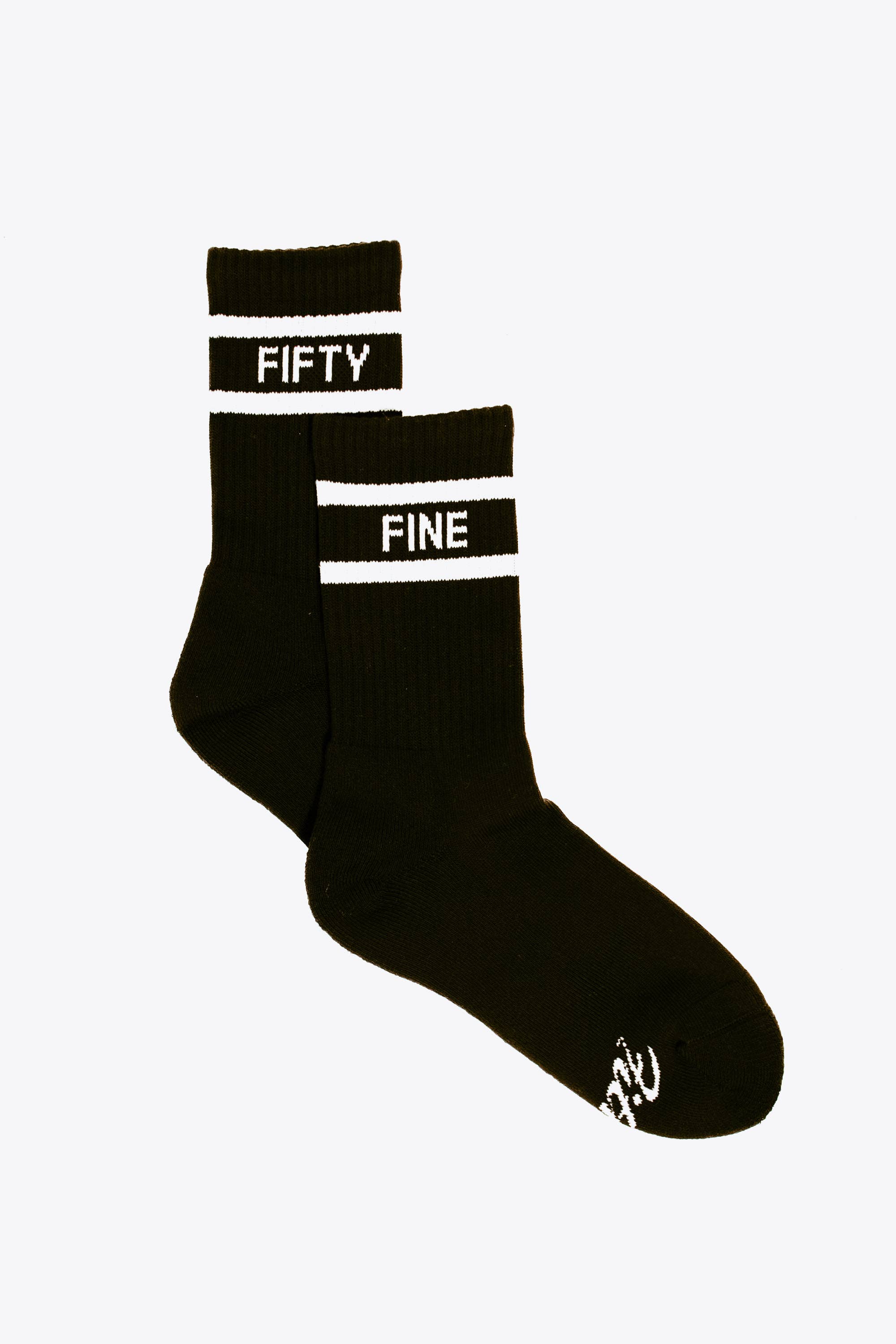 Fitness Snob - Wholesale Socks - Women's - Fitness Snob Fifty Fine Crew Socks1