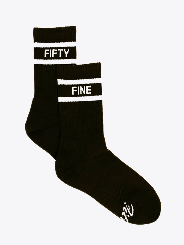 Fitness Snob - Wholesale Socks - Women's - Fitness Snob Fifty Fine Crew Socks1