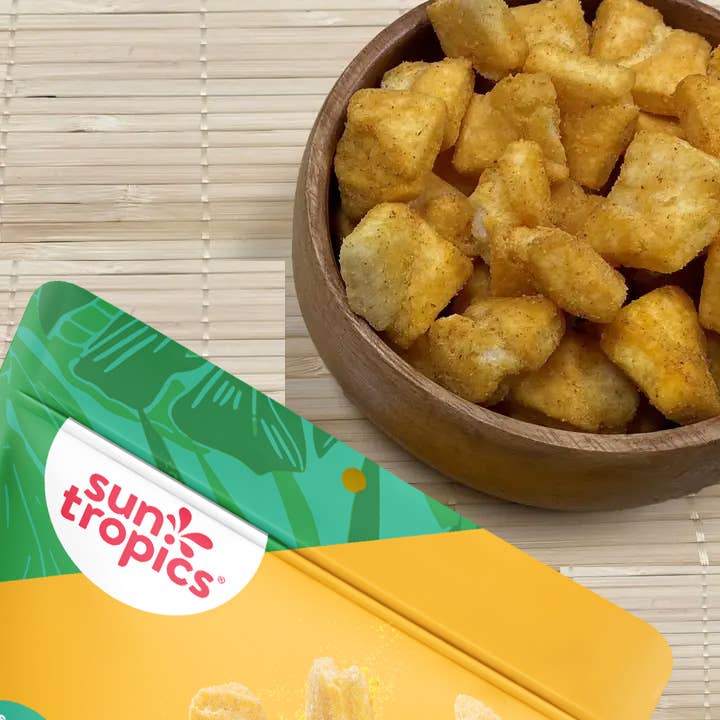 Sun Tropics - Wholesale Puffed Snack - Sun Tropics Mochi Crunch Golden Curry, 6 x 3.5oz4