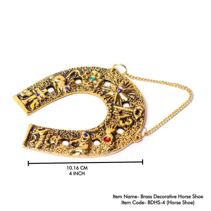 Brass Decorative Horse Shoe for wholesale by Vrinda