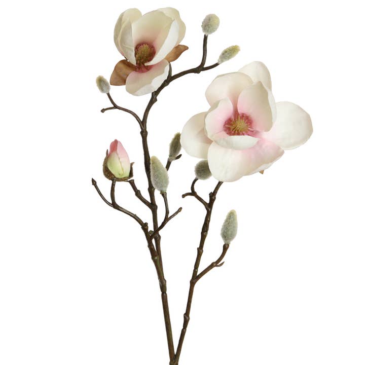 Magnoliagun med pink blomster, 54 cm for engroshandel hos Floratexx