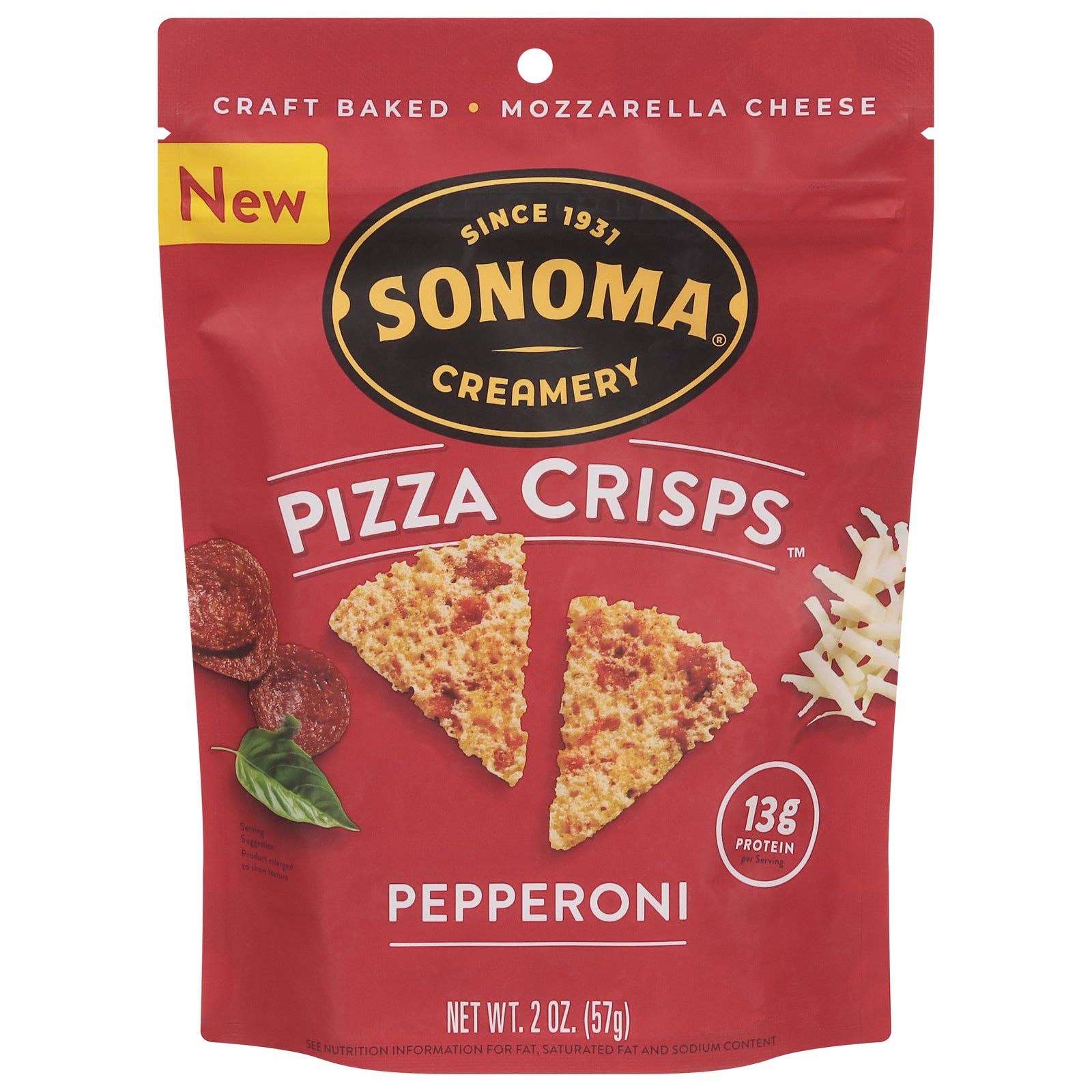 Everyday Supply Co - Wholesale Crackers - Sonoma Creamery - Crisps Pizza Pepperoni - CS of 6-2 OZ0
