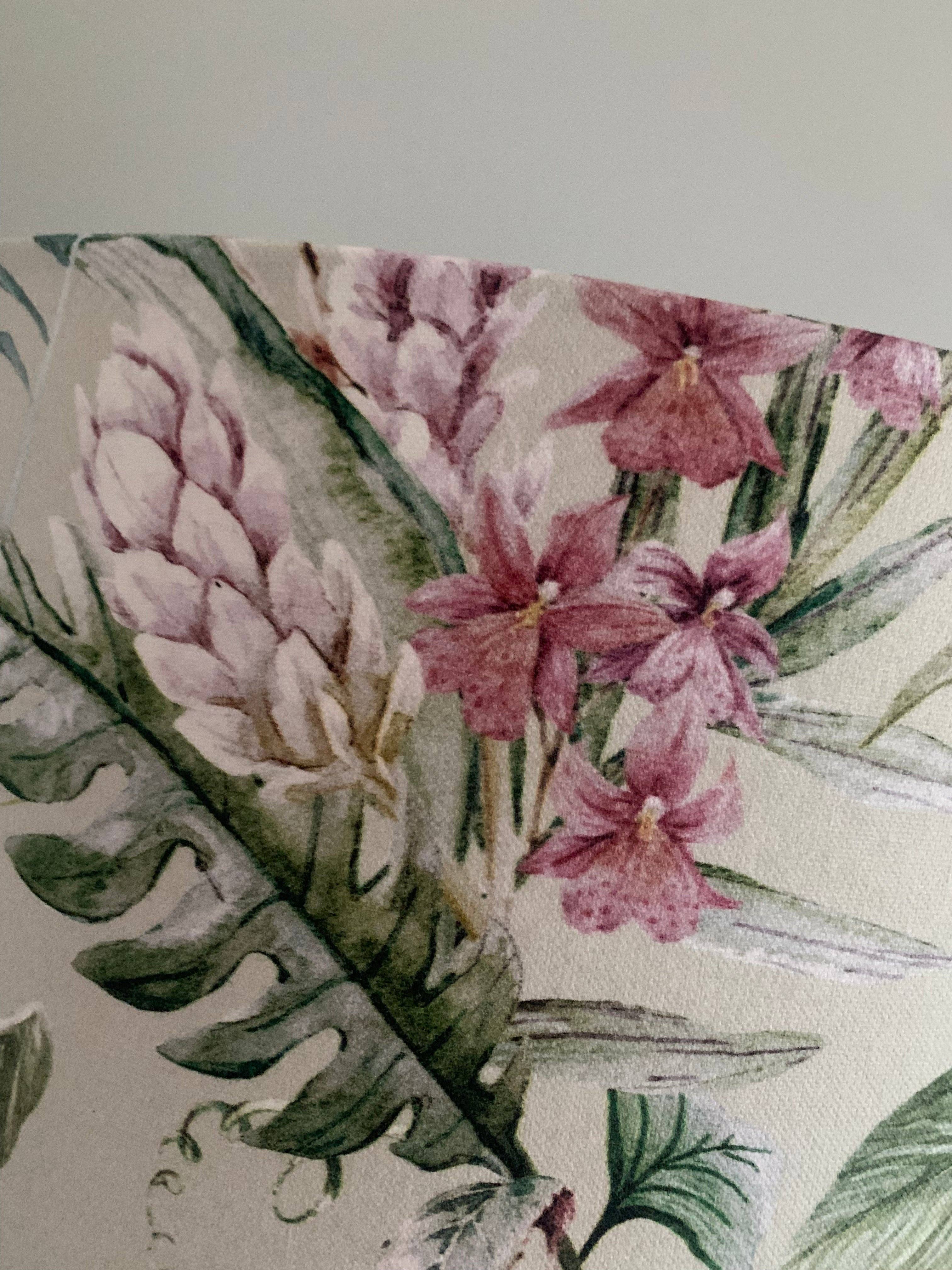 The Lampshade Jungle – wholesale Lampshade – Sage Flower Lampshade2