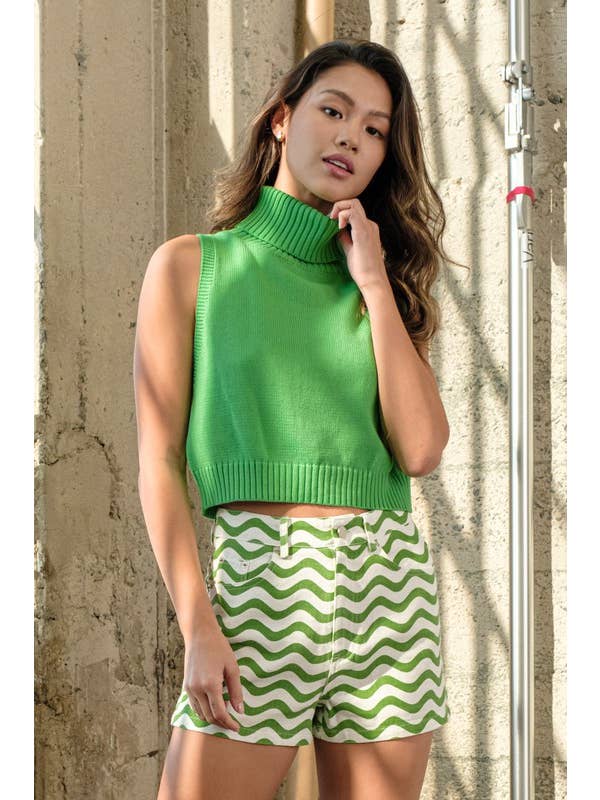 Blue PP17004 - Legacy Wave Denim Shorts for wholesale on Faire14