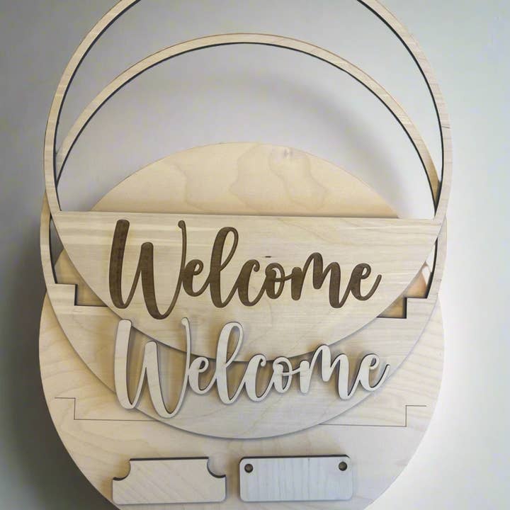 Crafty AF Studio - Wholesale Door Hanger - interchangeable Base Door or Wall Hanger