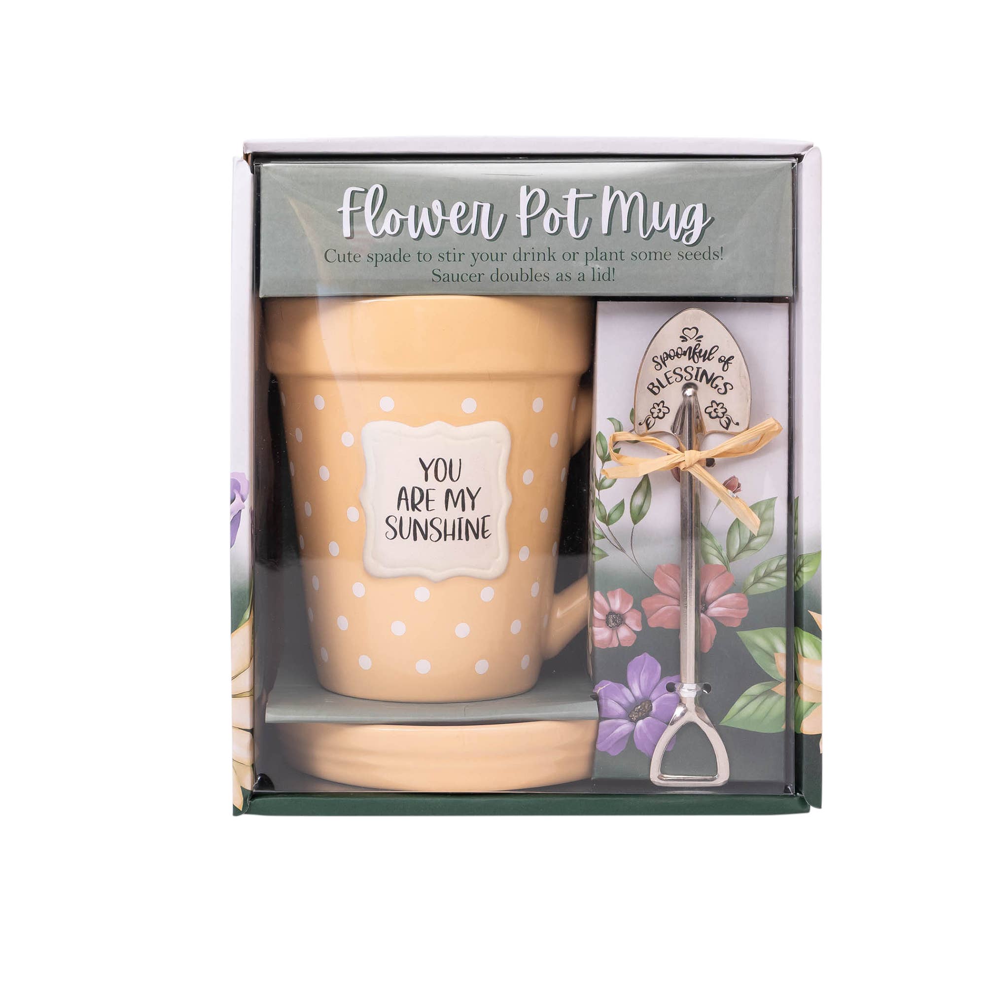 Divinity Boutique - Wholesale Coffee Mug - Flower Pot Mug: You Are My Sunshine9