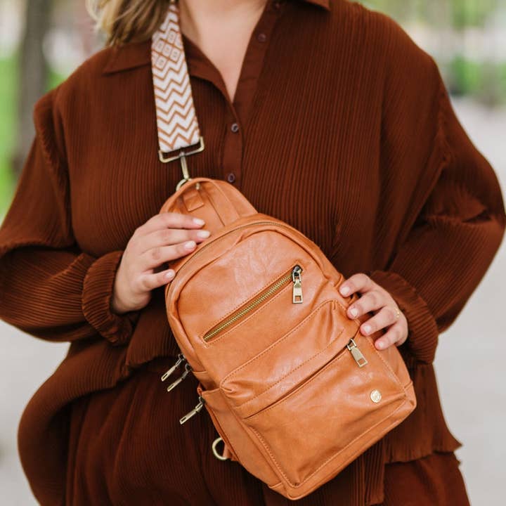 modern and chic - Wholesale Crossbody Bag - Women's - Bri Convertible Backpack Sling Crossbody Bag