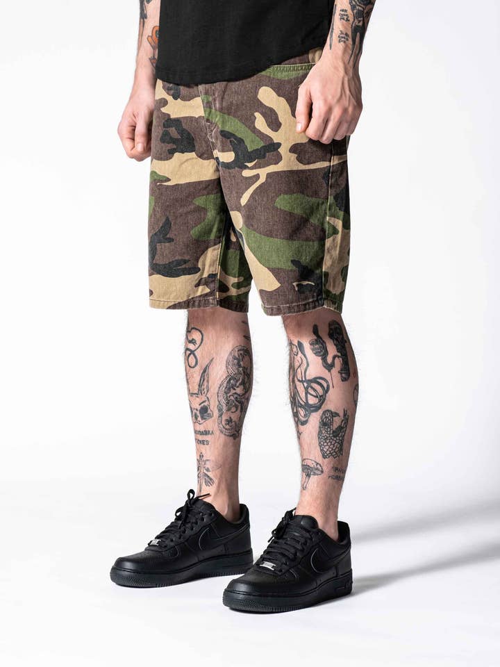 Camo Shorts for wholesale by Monocloth