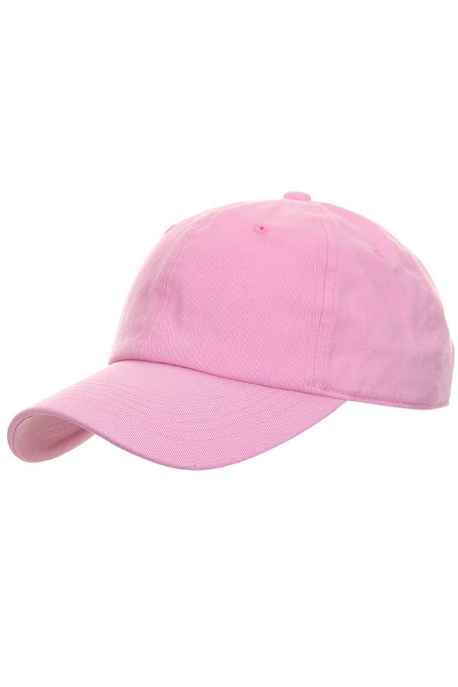 Hana - Wholesale Honkbalpet - Dames - C.C effen katoenen klassieke baseballpet8