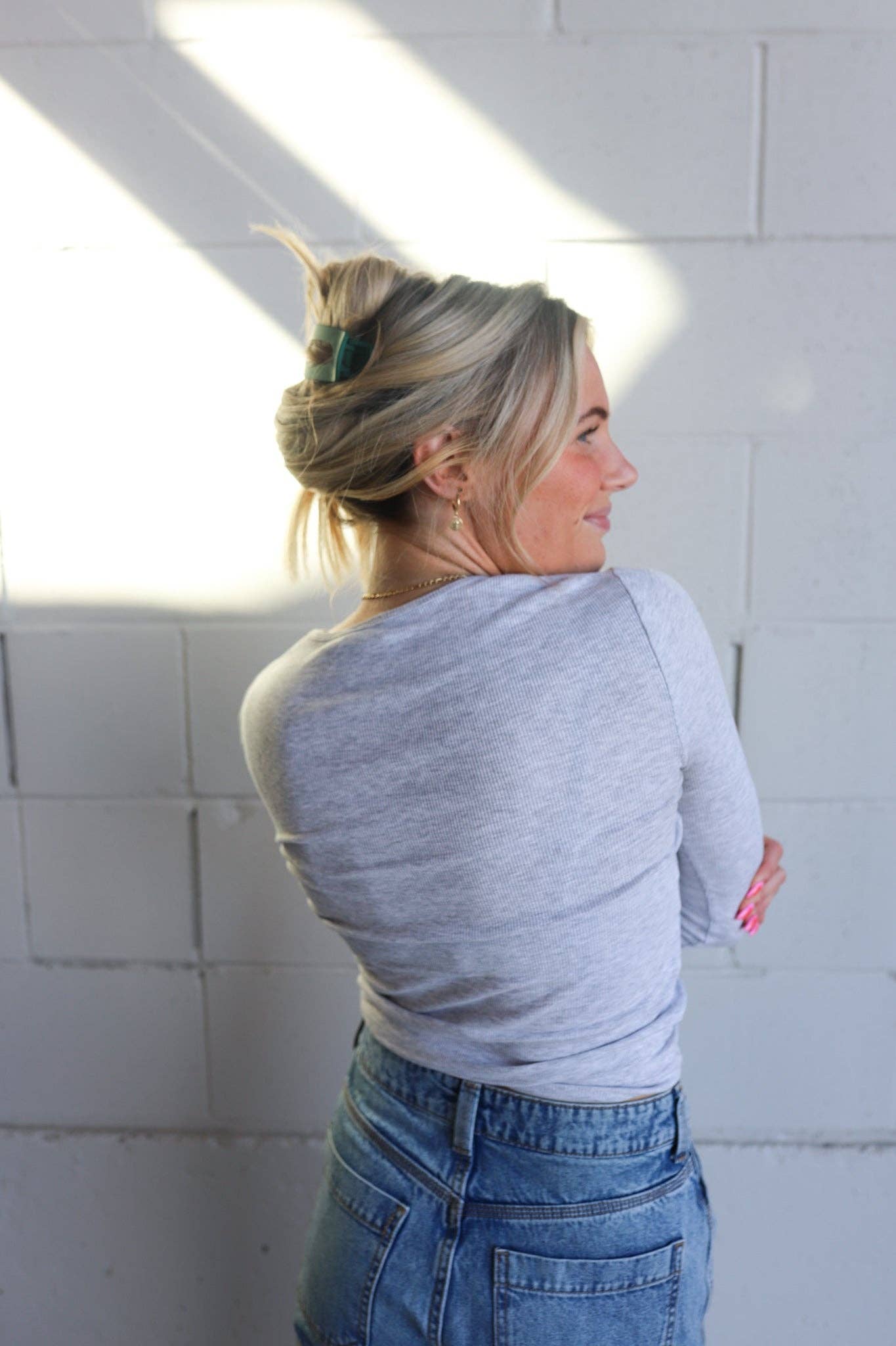 KAXI - Wholesale Hair Clip - Women's - OVERSIZED LAY DOWN CLAWS ( 33 COLORS )34