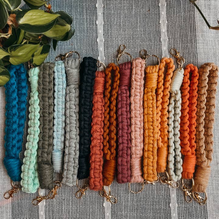 Knotted - Wholesale Keychain - Women's - Macrame Wristlet Keychain