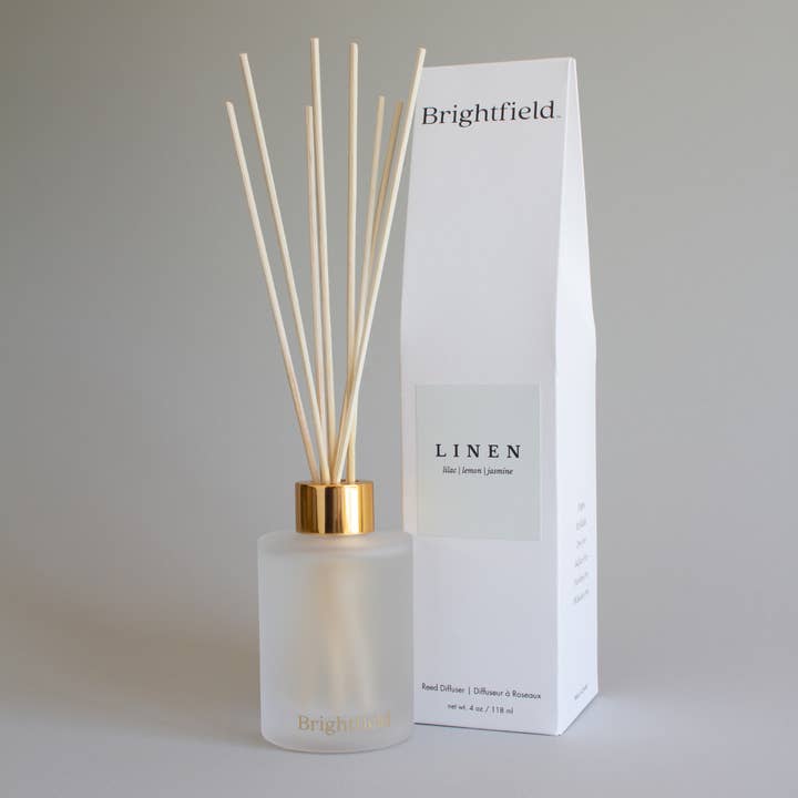 Brightfield - Wholesale Reed Diffuser - Linen Non-Toxic Sustainable Natural Scented Reed Diffuser0