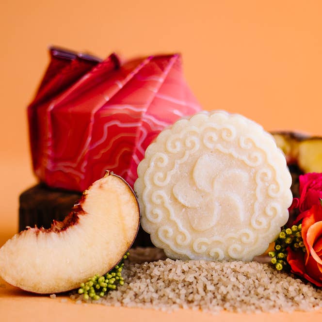 Limited Edition | Shampoo Bar | Peach Hibiscus for wholesale by Viori Beauty