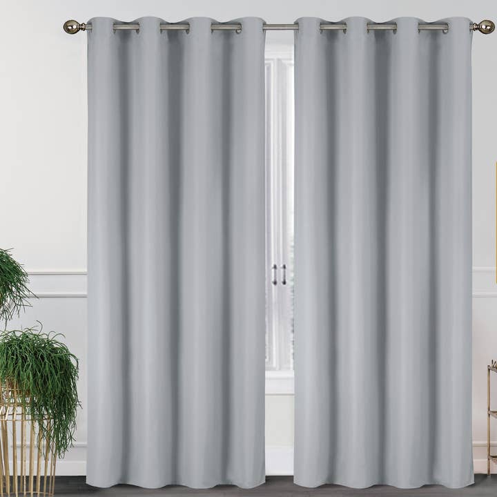 J&V TEXTILES - Wholesale Curtain - 2 Pack - 55'' X 84'' Solid Thermal Blackout Panels (19 Colors)25