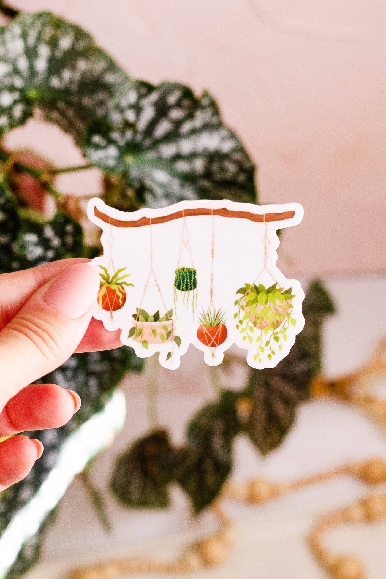 The Print Pantry - Wholesale Sticker - Hanging Pots Sticker1