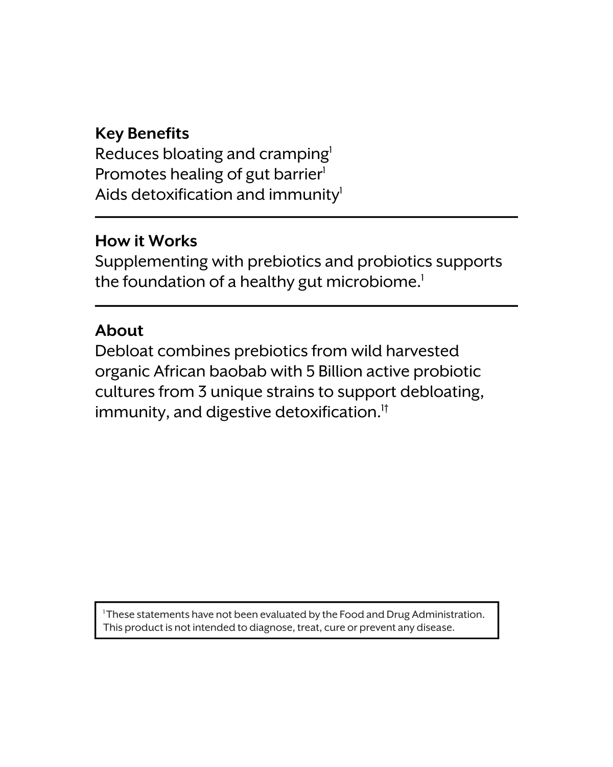 Promix - Wholesale Oral Supplement/Vitamin - Debloat: Prebiotic + Probiotic11