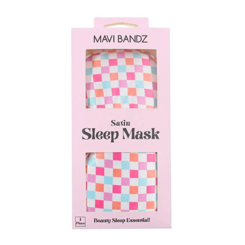 Mavi Bandz - Wholesale Sleep/Eye Mask - Karma Check Satin Sleep Mask Eye Cover for Bed1