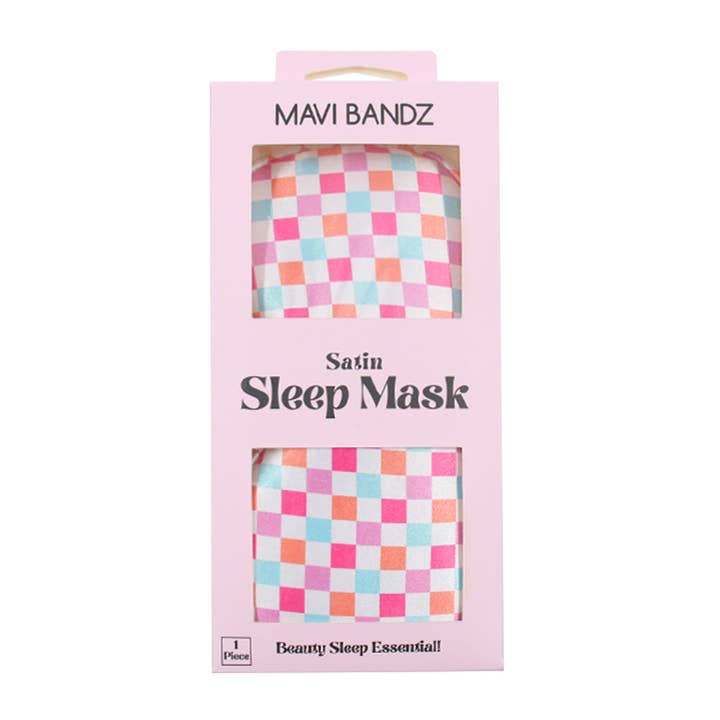Mavi Bandz - Wholesale Sleep/Eye Mask - Karma Check Satin Sleep Mask Eye Cover for Bed1