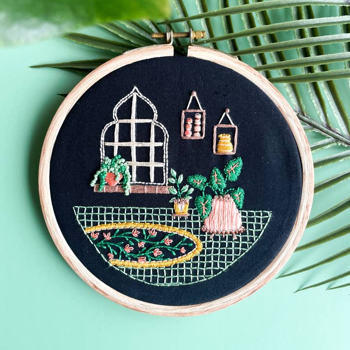 Boho home- Embroidery Kit for wholesale by Nabeela Rumi