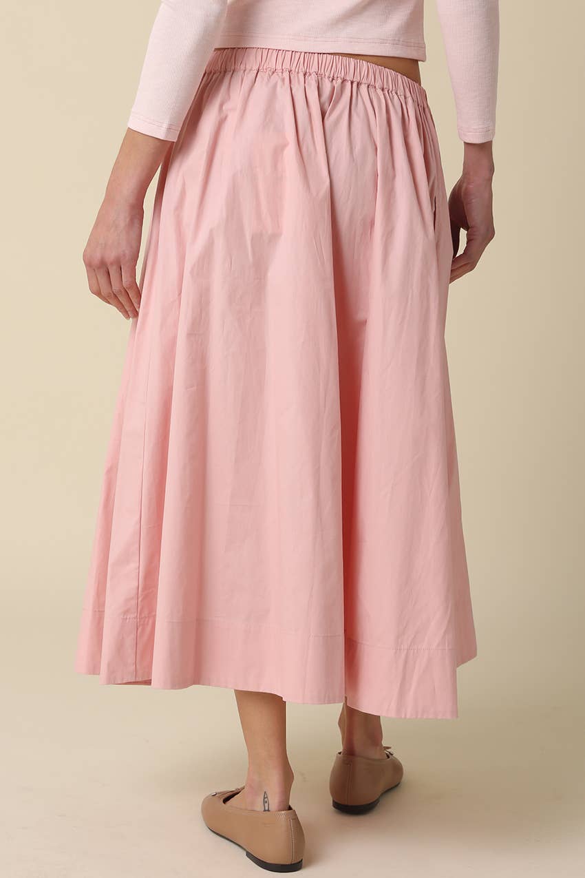 Olivaceous - Wholesale Skirt - Women's - Sasha Gathered Maxi Skirt1