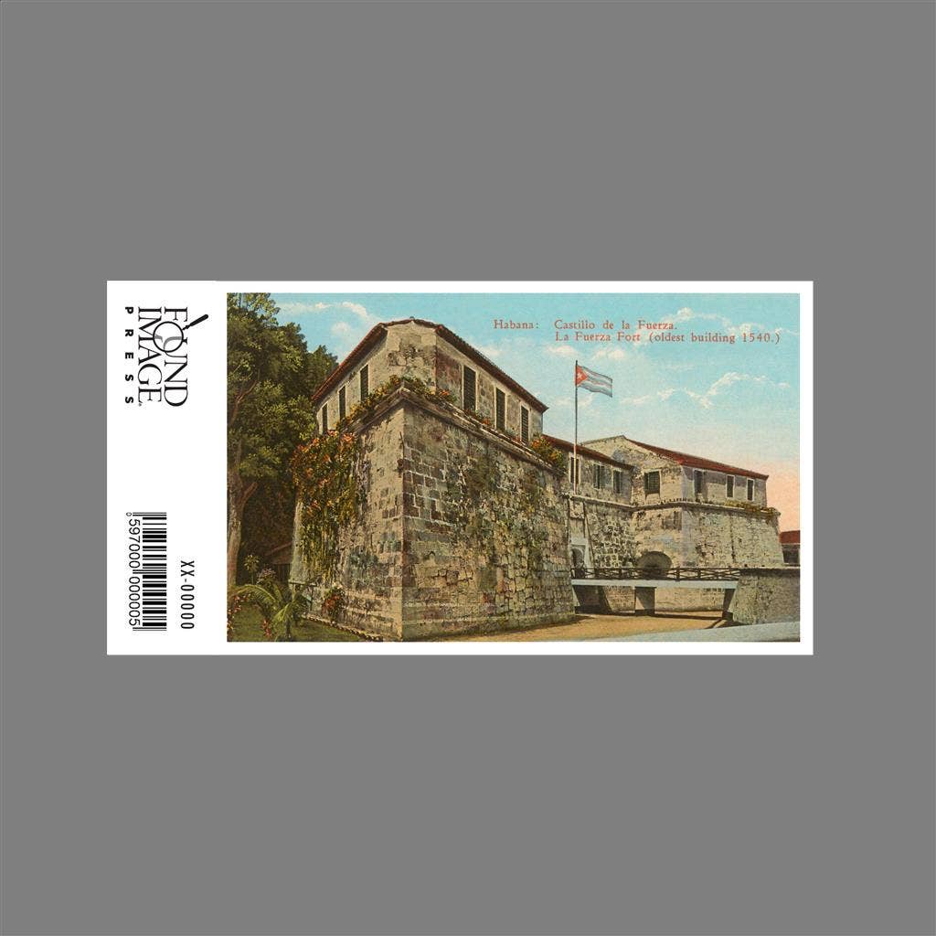 Found Image Press - Wholesale Sticker - Sticker CU-63 La Fuerza Fort, Havana, Cuba1
