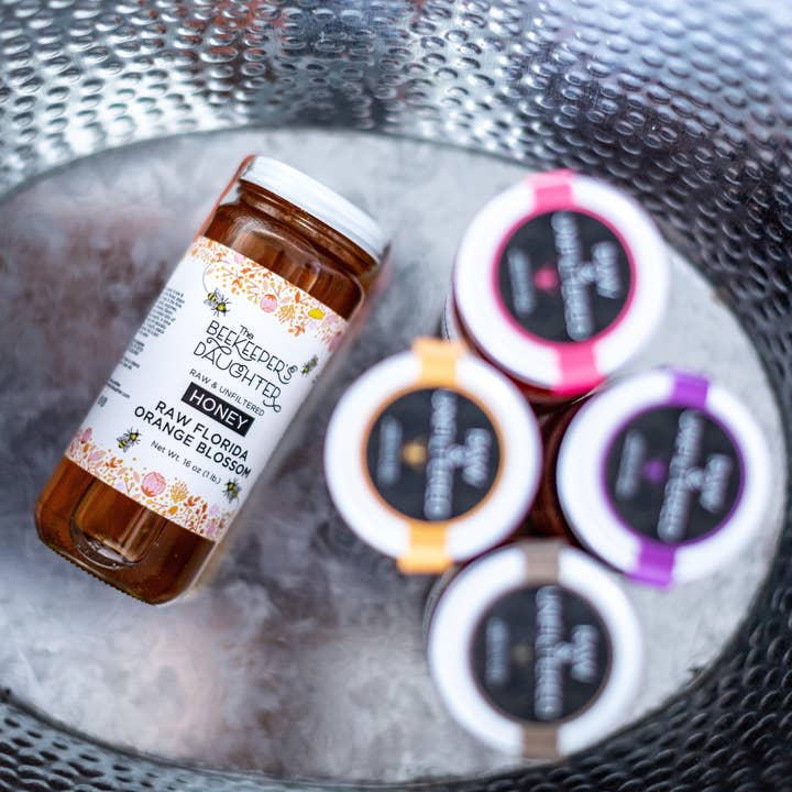 The Beekeeper's Daughter - Wholesale Honey - 16oz Raw Florida Orange Blossom Honey4