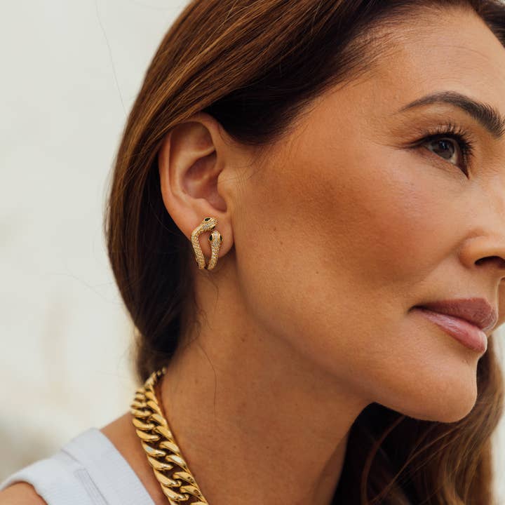 Eye Candy Los Angeles - Wholesale Dangle Earrings - Snake Cuff Earrings
