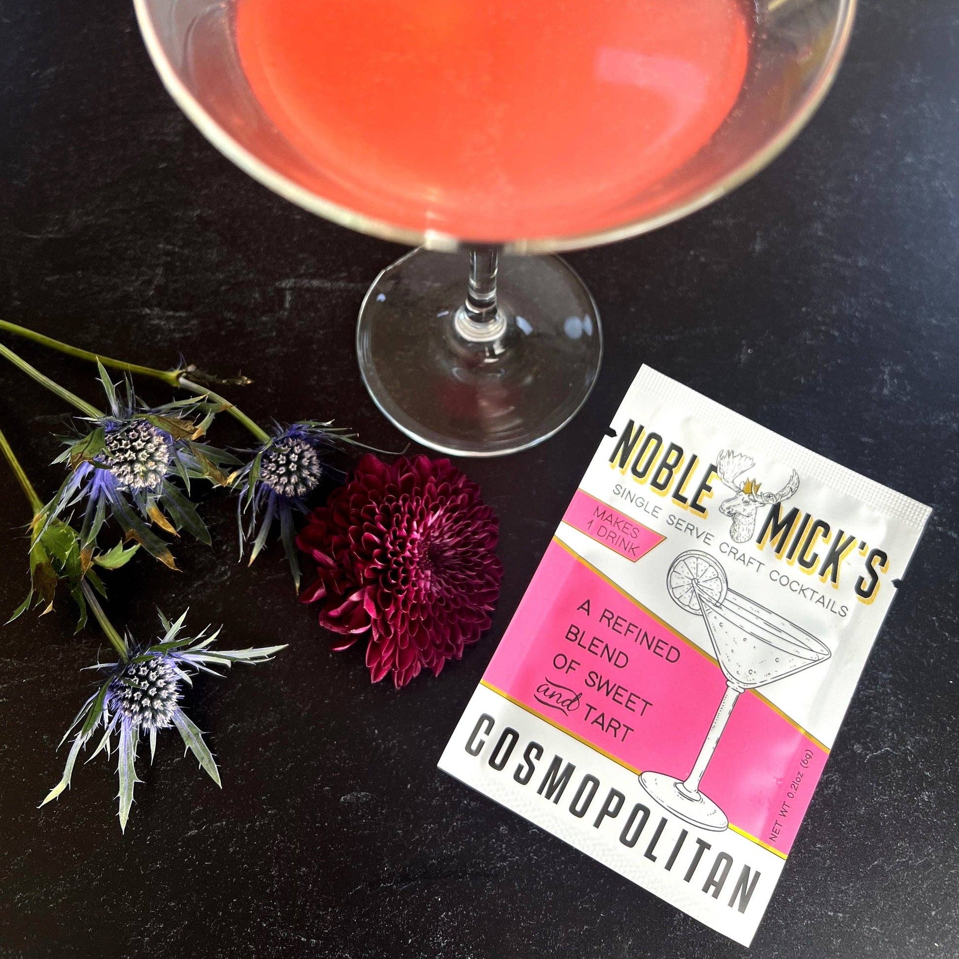 Noble Mick's - Craft Beverage Company - Wholesale Cocktail Mix/Syrup - Cosmopolitan Single Serve Craft Cocktail1