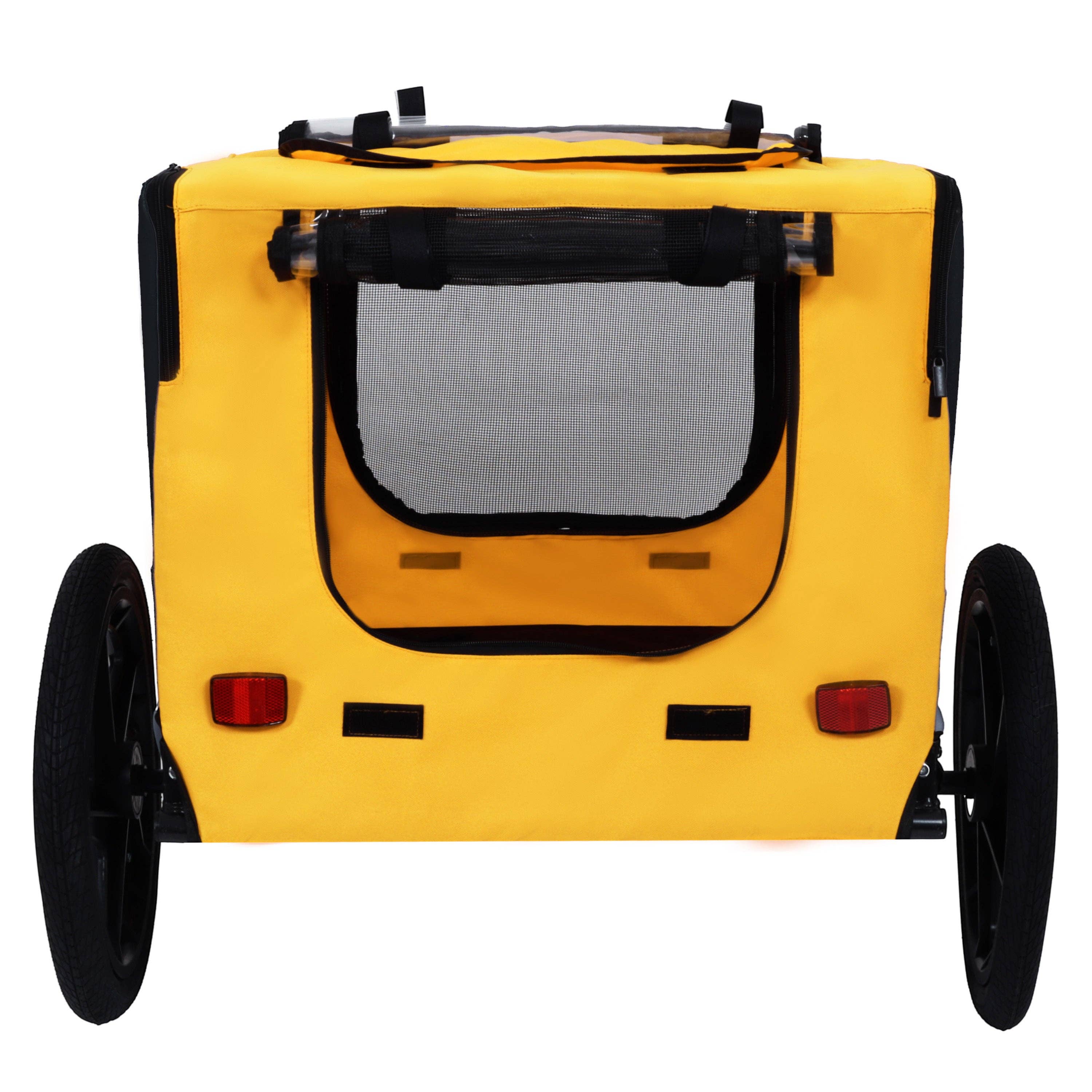 39F Inc. - Wholesale Pet Carrier - Cat/Dog - Folding Pet Bike Trailer for Small to Medium Dogs, Yellow10