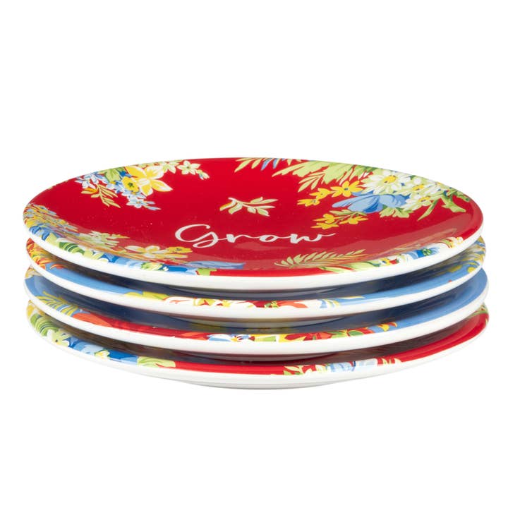 Certified International – wholesale Förrättsservering – Blossom Blossom Set med 4 Canape-tallrikar3