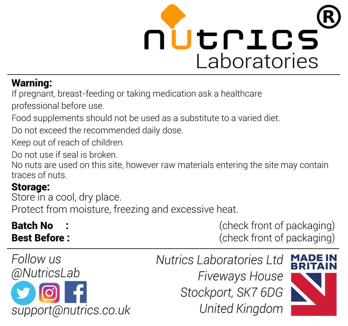 NUTRICS SUPERFOOD – wholesale Oral supplement/vitamin – Nutrics® 665mg x 90 Bcaa Branched Chain Amino Acids Vegan3