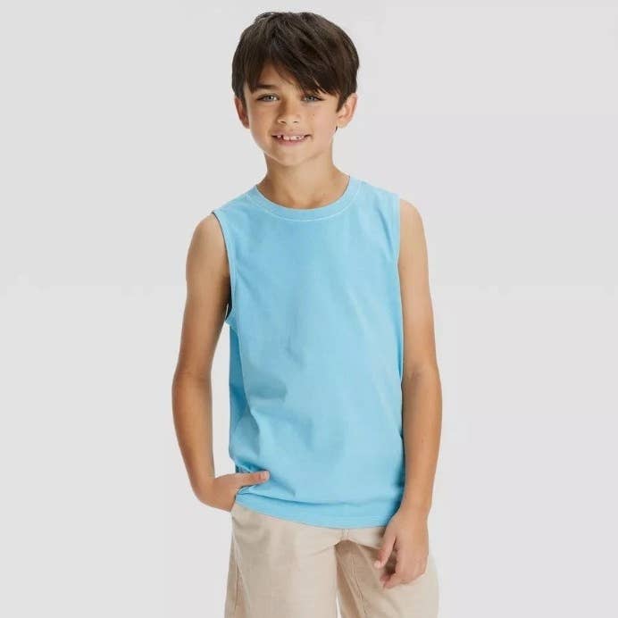 Kids Muscle Shirts and other Purchase Wholesale t shirts mixed sizes. Free Returns & Net 60 Terms on Faire trending on Faire.