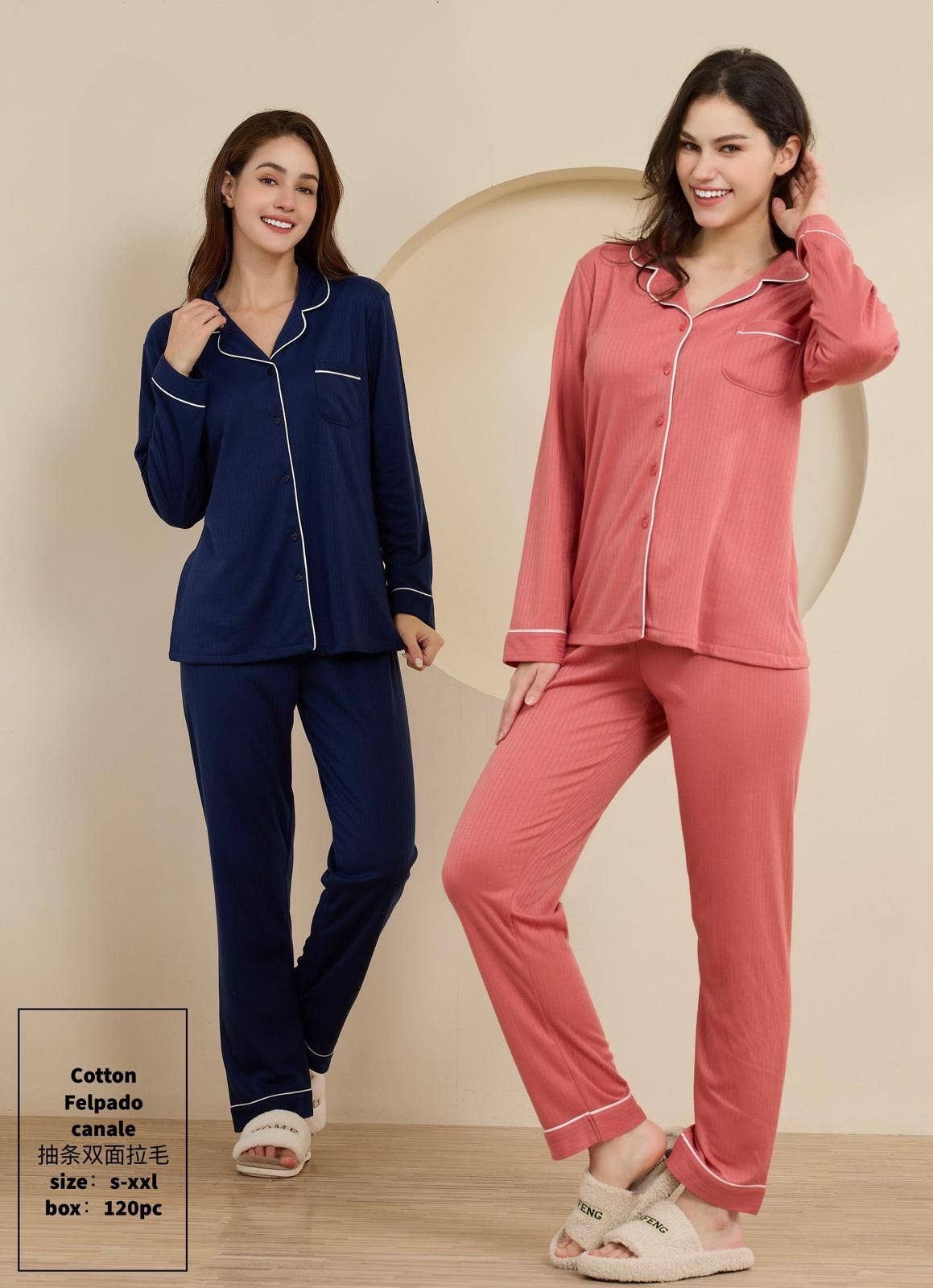 SWEET MAGIC MODA Y COMPLEMENTOS - Wholesale Sleepwear Set - Women's - WOMEN'S COTTON PAJAMAS1