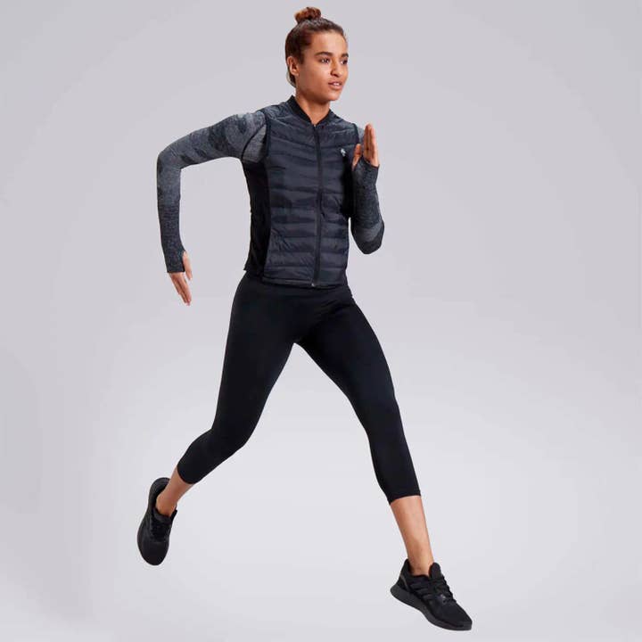 Weibliche Leuchtfeuer-Weste - Schwarz für den Großhandel von HPE Activewear