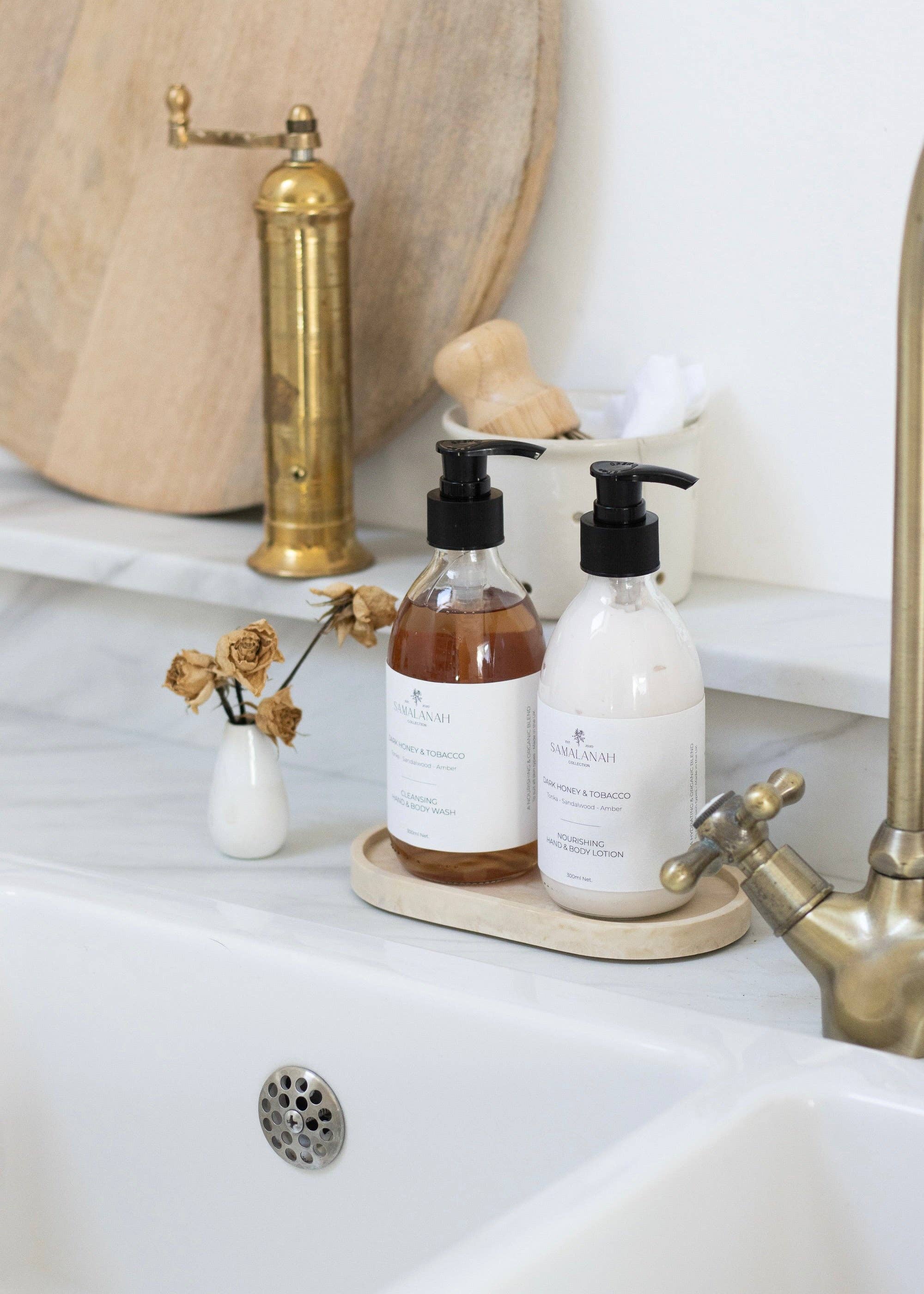 Samalanah Collection – wholesale Hand soap/wash – Dark Honey & Tobacco Hand Wash & Lotion