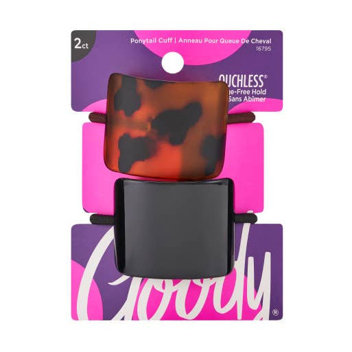Goody - Wholesale Hair Clip - Women's - PONYTAILER CUFF TORT- 2CT0