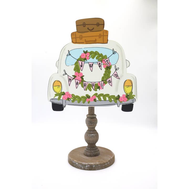 Just Married Car Topper for wholesale by Doodles By Rebekah