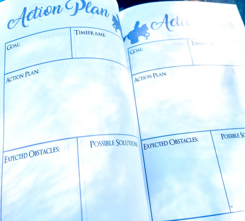 Circus Unicorn Shop - Wholesale Journal/Diary - The Barrel Racer's Journal - Turquoise Cover7