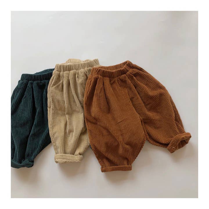 Pantaloni in Velluto a Coste per Bambini Comodi e Casual Unisex per la vendita all'ingrosso da parte di VERDAVUE