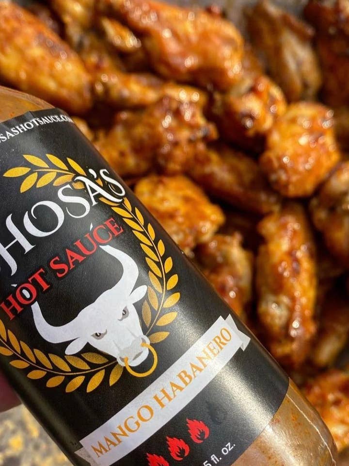 Lechosa's Mango Habanero Hot Sauce 5 oz. for wholesale by Lechosa’s Taco/Hot Sauces