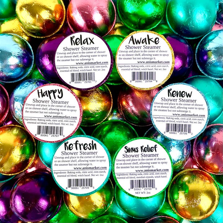 Ani’s Market LLC - Wholesale Shower Steamer/Bomb - Natural Eucalyptus Essential Oil Shower Steamers/Bombs