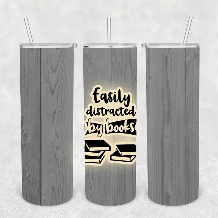 Facilmente distraído por livros - atacado por atacado de Goalie Mom Designs